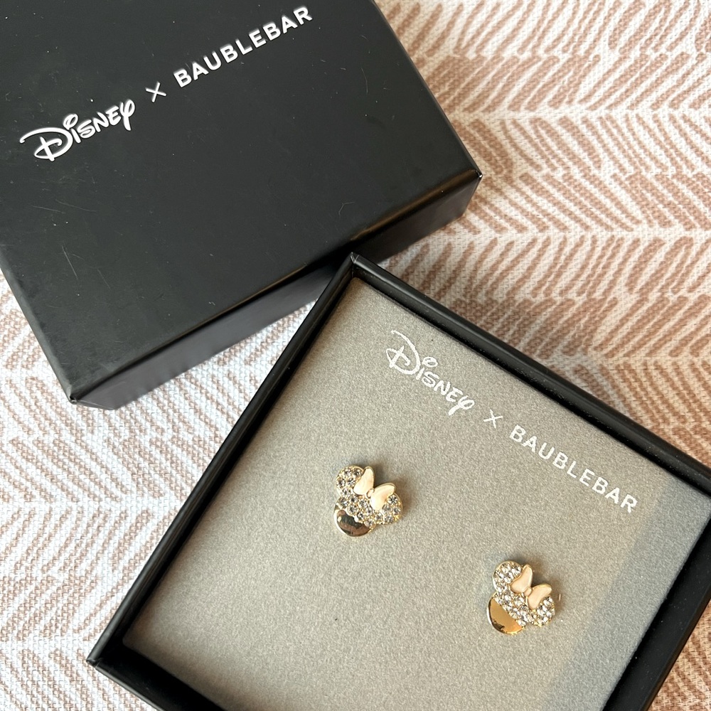 Disney X BaubleBar Minie Mouse Earrings